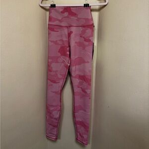 ALO Yoga Pink Camo Leggings